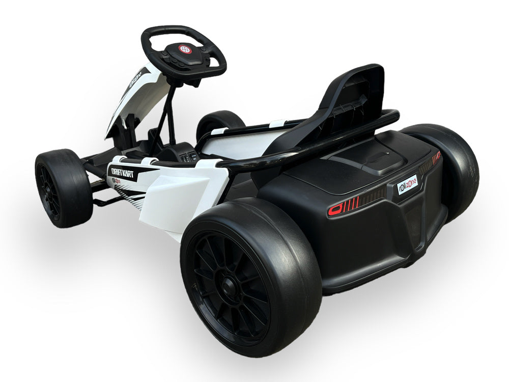 Rollzone Drift Go-Kart, 24 Volt Kart Met 200 Watt Motoren, Nieuwe Editie! Verwacht Joy&Bloom