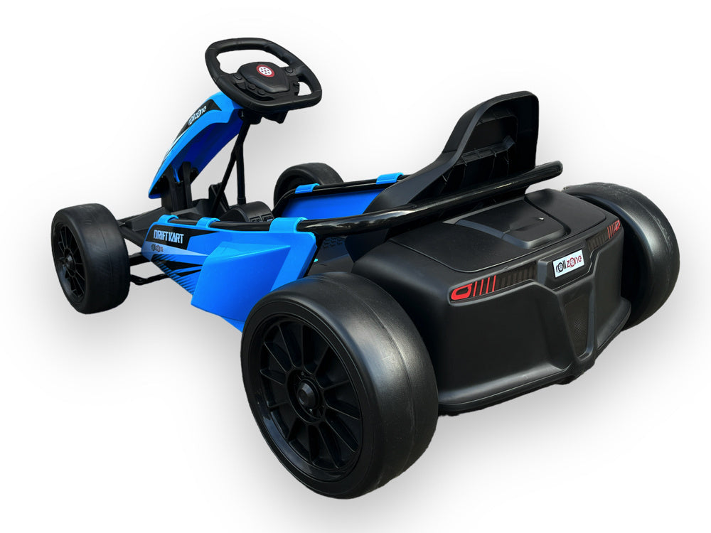 Rollzone Drift Go-Kart, 24 Volt Kart Met 200 Watt Motoren, Nieuwe Editie! Drift Kart Joy&Bloom