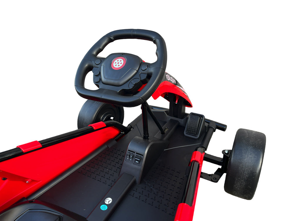 Rollzone Drift Go-Kart, 24 Volt Lithium Kart Met 200 Watt Motoren, Nieuwe Editie! Drift Kart Joy&Bloom