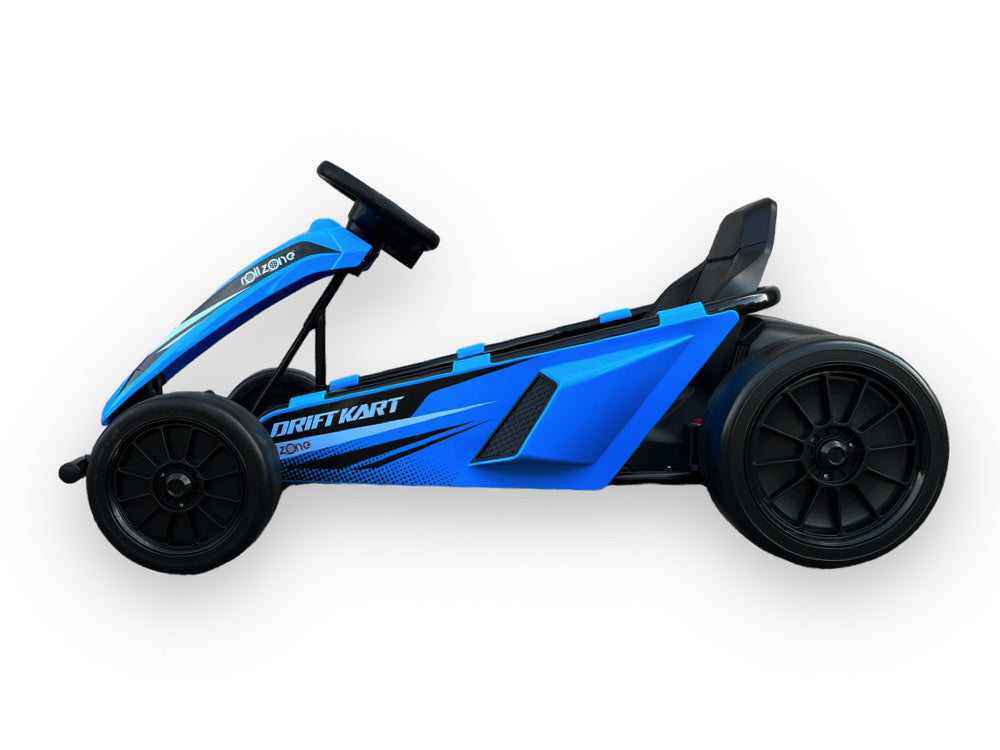 Rollzone Drift Go-Kart, 24 Volt Lithium Kart Met 200 Watt Motoren, Nieuwe Editie! Drift Kart Joy&Bloom