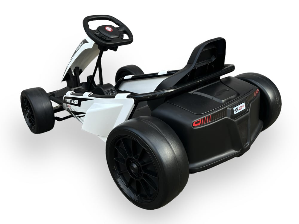 Rollzone Drift Go-Kart, 24 Volt Lithium Kart Met 200 Watt Motoren, Nieuwe Editie! Drift Kart Joy&Bloom