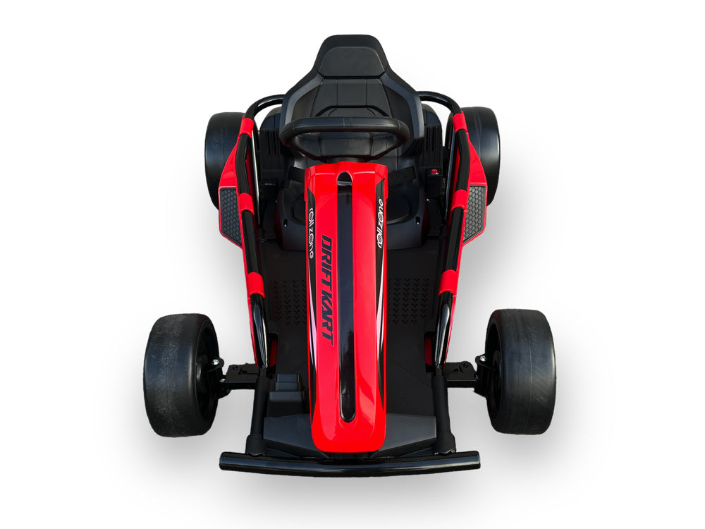 Rollzone Drift Go-Kart, 24 Volt Lithium Kart Met 200 Watt Motoren, Nieuwe Editie! Drift Kart Joy&Bloom