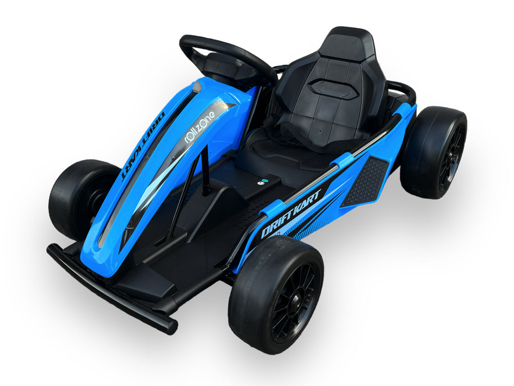 Rollzone Drift Go-Kart, 24 Volt Kart Met 200 Watt Motoren, Nieuwe Editie! Drift Kart Joy&Bloom