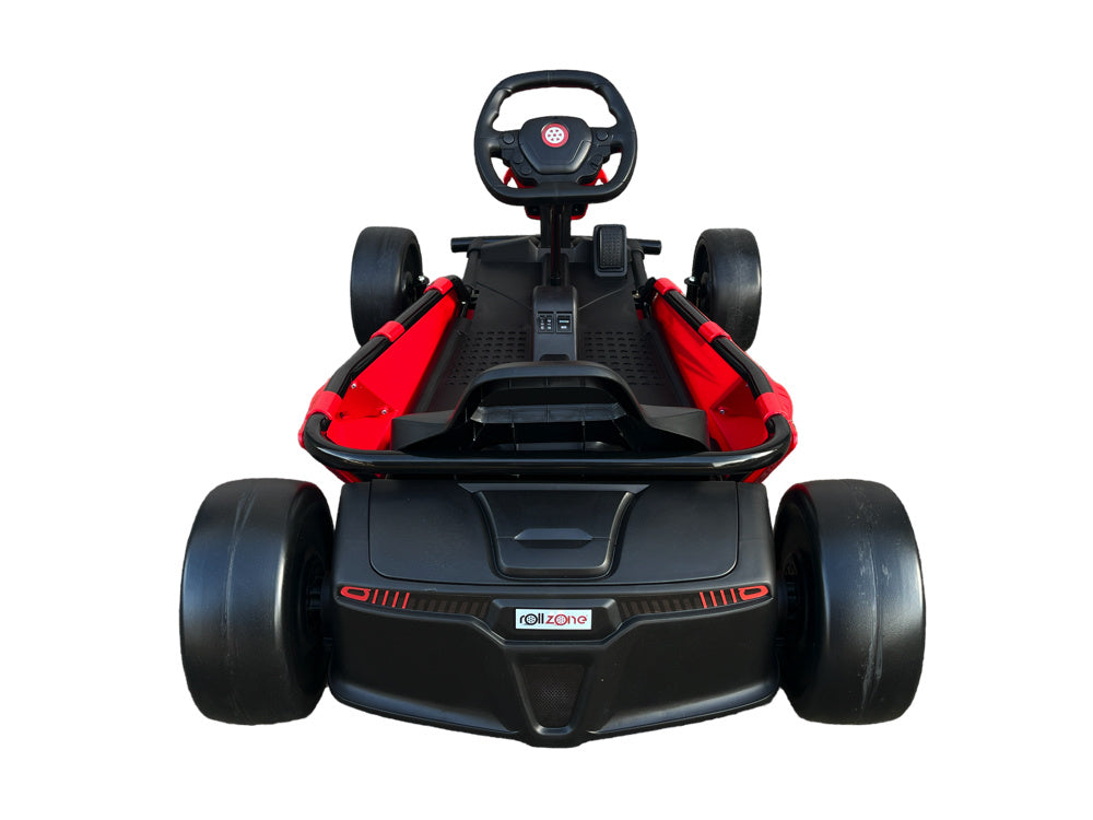 Rollzone Drift Go-Kart, 24 Volt Lithium Kart Met 200 Watt Motoren, Nieuwe Editie! Drift Kart Joy&Bloom
