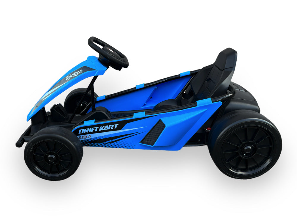 Rollzone Drift Go-Kart, 24 Volt Lithium Kart Met 200 Watt Motoren, Nieuwe Editie! Drift Kart Joy&Bloom