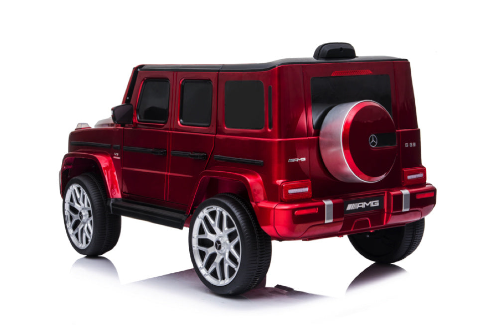 Mercedes G63, Kinderauto Met Lithium Accu, Rubberen Banden, Leder Zitje Kinderauto's Joy&Bloom