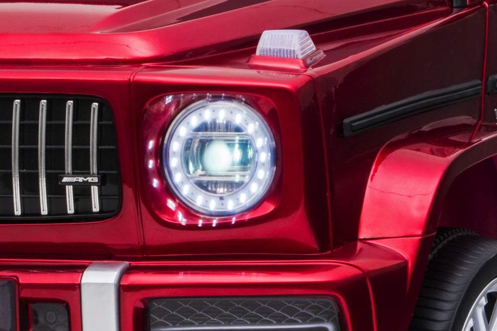 Mercedes G63, Kinderauto Met Lithium Accu, Rubberen Banden, Leder Zitje Kinderauto's Joy&Bloom
