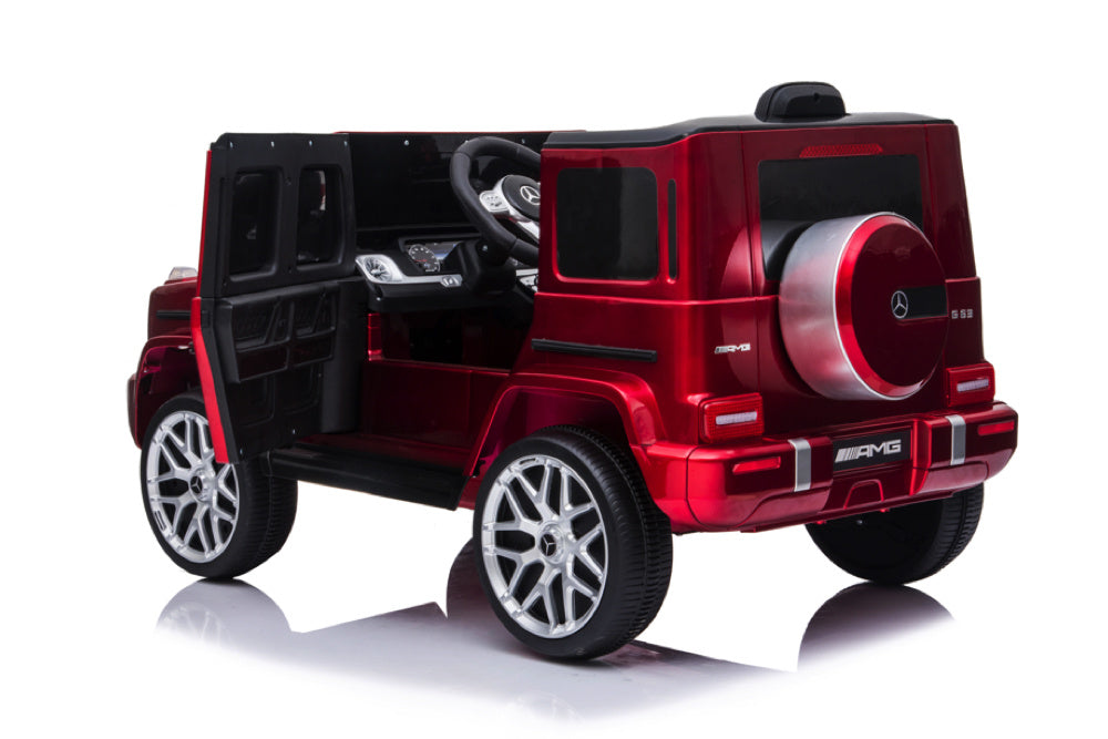 Mercedes G63, Kinderauto Met Lithium Accu, Rubberen Banden, Leder Zitje Kinderauto's Joy&Bloom