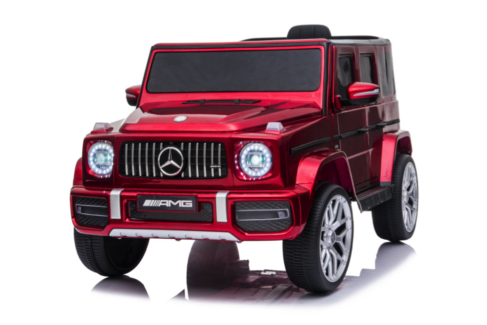 Mercedes G63, Kinderauto Met Lithium Accu, Rubberen Banden, Leder Zitje Default Title Kinderauto's Joy&Bloom