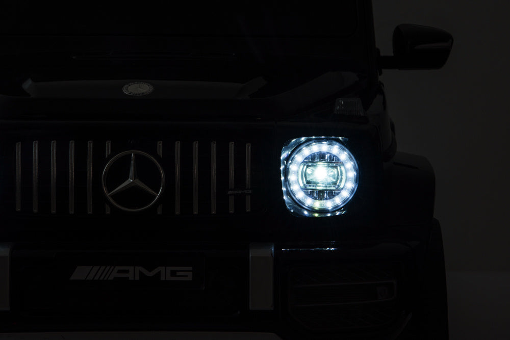 Mercedes G63, Kinderauto Met Lithium Accu, Rubberen Banden, Leder Zitje Kinderauto's Joy&Bloom