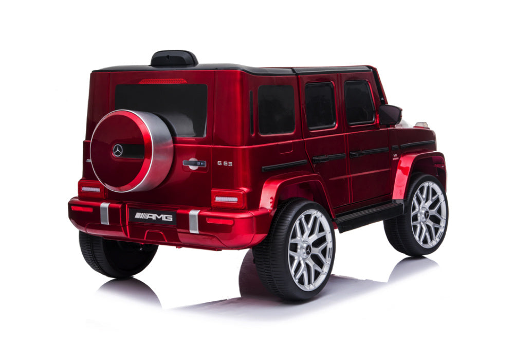 Mercedes G63, Kinderauto Met Lithium Accu, Rubberen Banden, Leder Zitje Kinderauto's Joy&Bloom