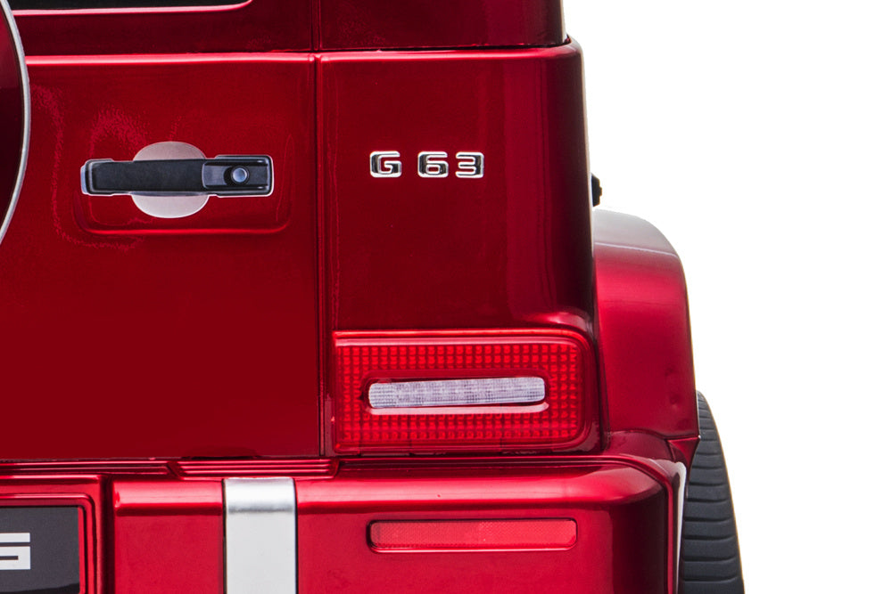 Mercedes G63, Kinderauto Met Lithium Accu, Rubberen Banden, Leder Zitje Kinderauto's Joy&Bloom