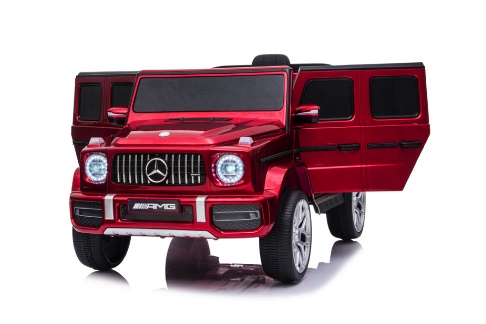 Mercedes G63, Kinderauto Met Lithium Accu, Rubberen Banden, Leder Zitje Kinderauto's Joy&Bloom