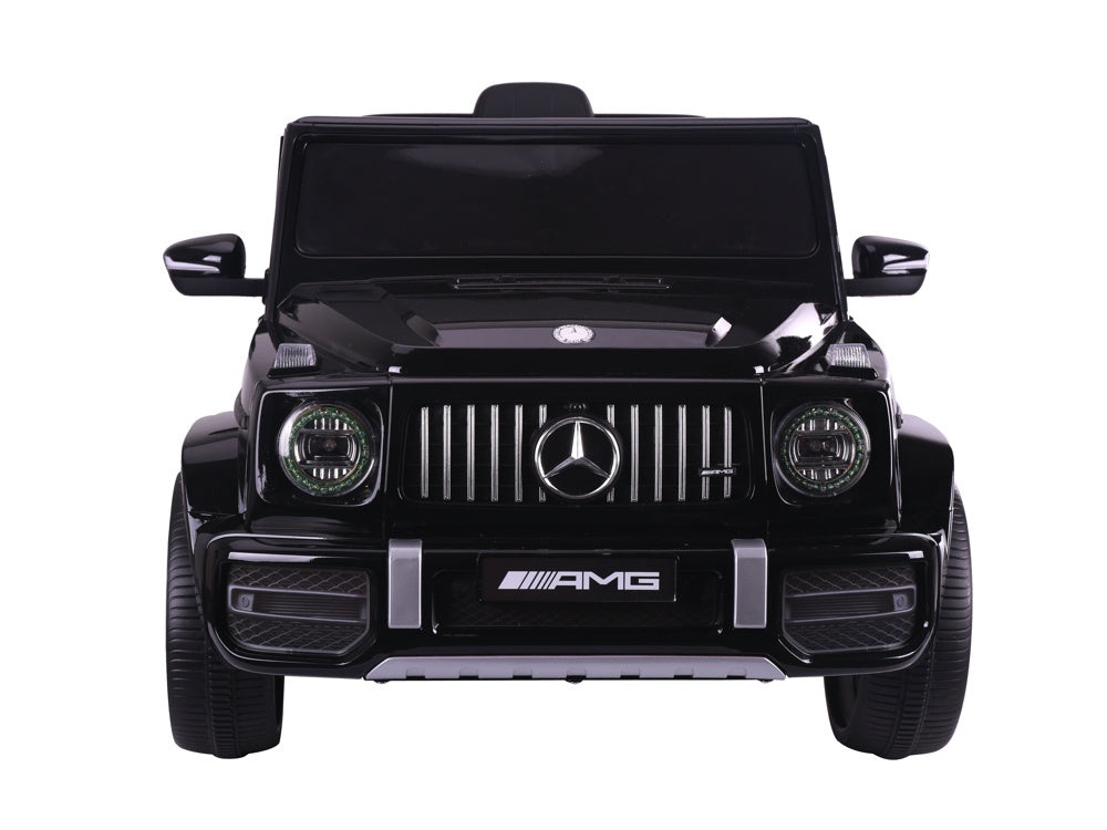 Mercedes G63, 12 Volt Kinder Accu Auto, Rubberen Banden, Leder Zitje En Meer! Kinderauto's Joy&Bloom