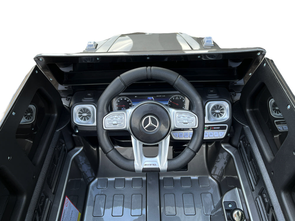 Mercedes G63, Kinderauto Met Lithium Accu, Rubberen Banden, Leder Zitje Kinderauto's Joy&Bloom