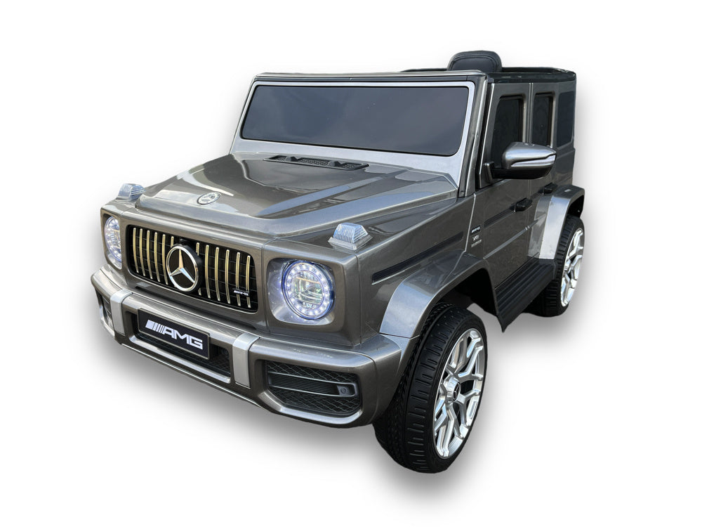 Mercedes G63, Kinderauto Met Lithium Accu, Rubberen Banden, Leder Zitje Default Title Kinderauto's Joy&Bloom