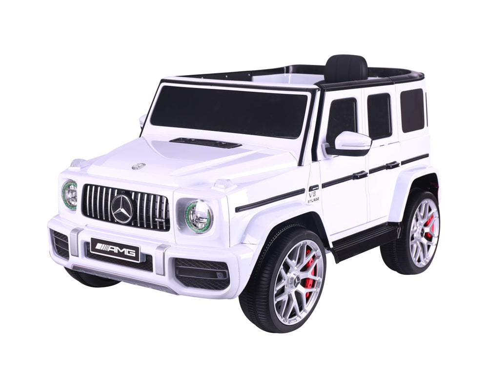 Mercedes G63, Kinderauto Met Lithium Accu, Rubberen Banden, Leder Zitje Default Title Kinderauto's Joy&Bloom
