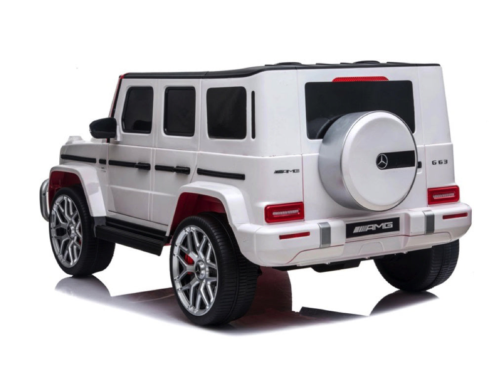 2 Persoons Mercedes G63 Amg, 24V En 4X4 Kinder Accu Voertuig! Kinderauto's Joy&Bloom