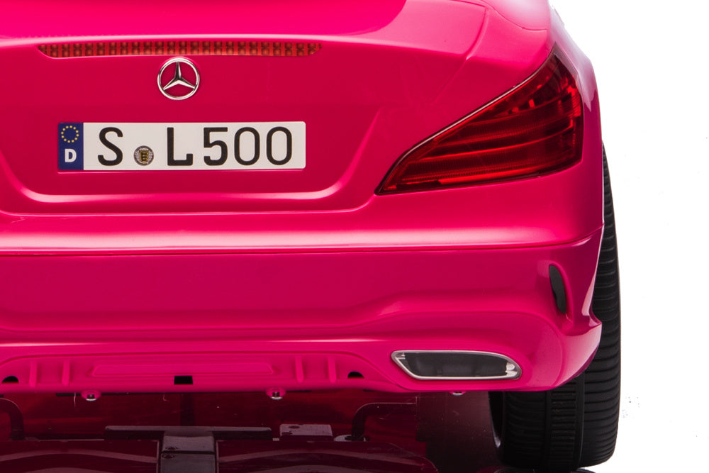 Mercedes Sl500, 12 Volt Elektrische Kinderauto Met Een Lithium Accu, Rubberen Banden, Leder Zitje En Meer! Kinderauto's Joy&Bloom