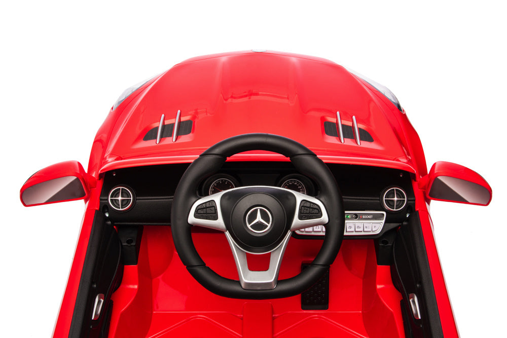 Mercedes Sl500, 12 Volt Elektrische Kinderauto Met Een Lithium Accu, Rubberen Banden, Leder Zitje En Meer! Kinderauto's Joy&Bloom