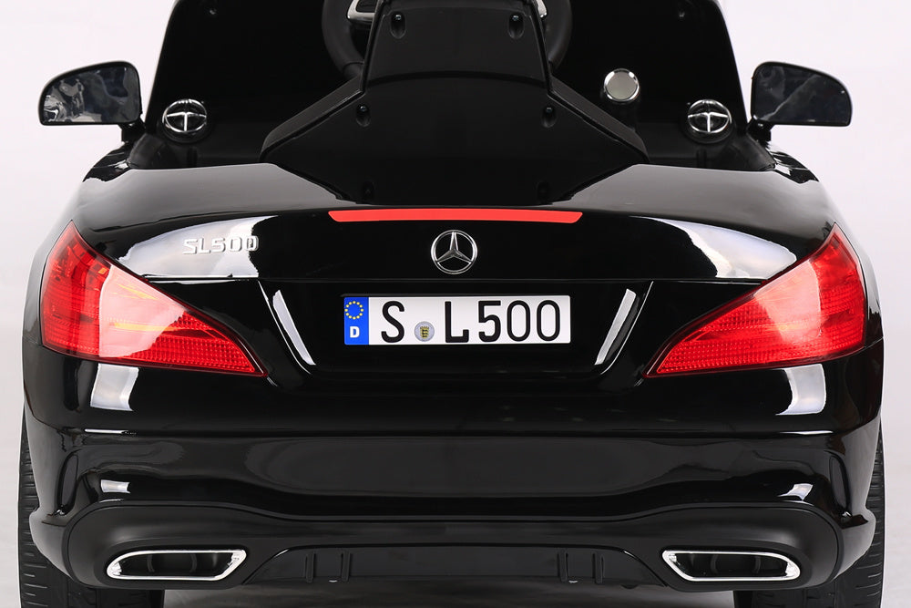 Mercedes Sl500, 12 Volt Elektrische Kinderauto Met Een Lithium Accu, Rubberen Banden, Leder Zitje En Meer! Kinderauto's Joy&Bloom
