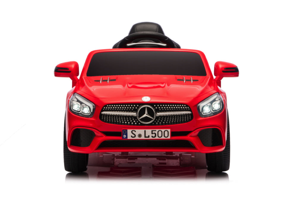 Mercedes Sl500, 12 Volt Elektrische Kinderauto Met Een Lithium Accu, Rubberen Banden, Leder Zitje En Meer! Kinderauto's Joy&Bloom