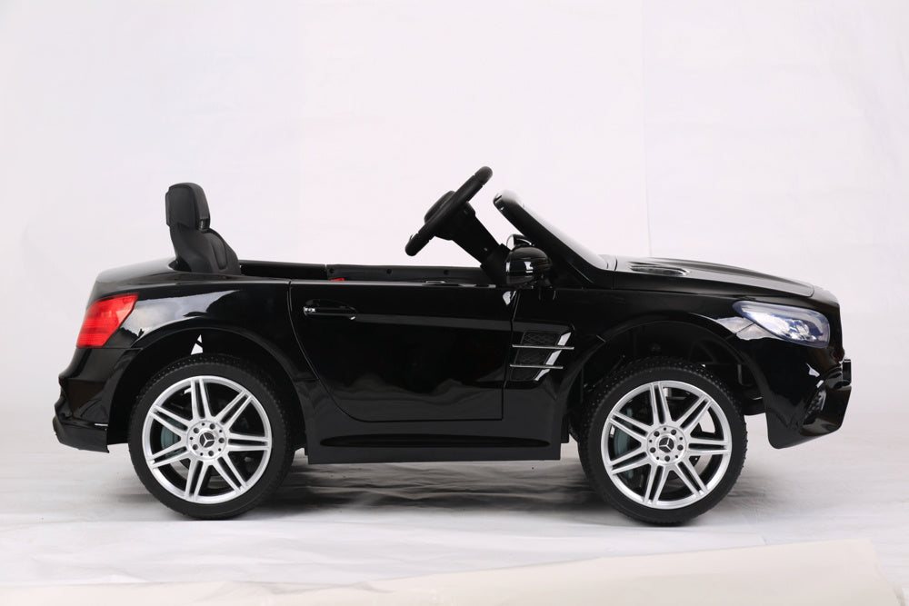 Mercedes Sl500, 12 Volt Elektrische Kinderauto Met Een Lithium Accu, Rubberen Banden, Leder Zitje En Meer! Kinderauto's Joy&Bloom