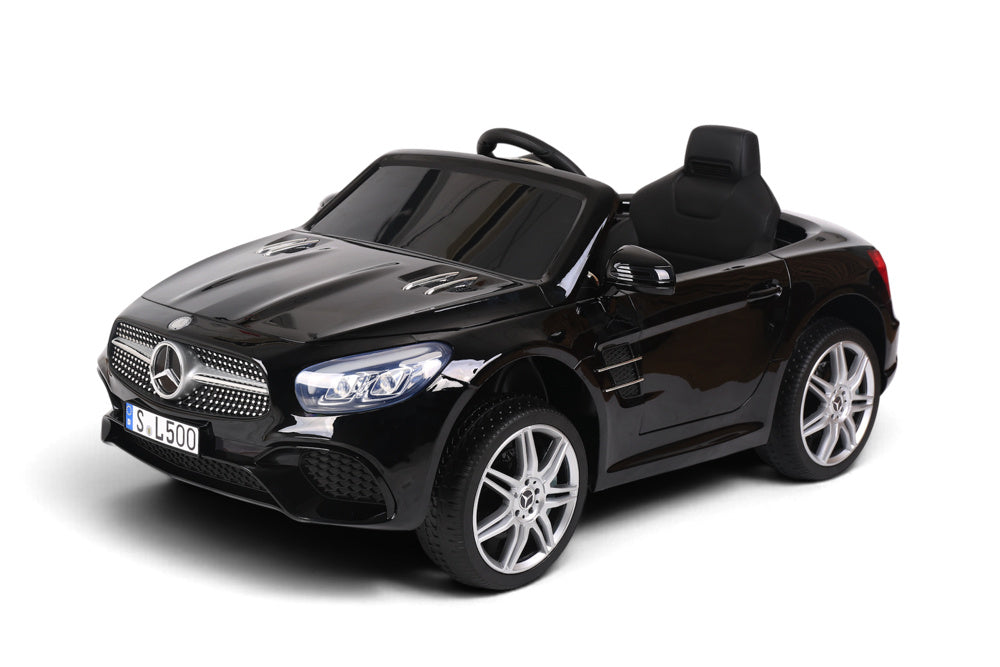 Mercedes Sl500, 12 Volt Elektrische Kinderauto Met Een Lithium Accu, Rubberen Banden, Leder Zitje En Meer! Default Title Kinderauto's Joy&Bloom