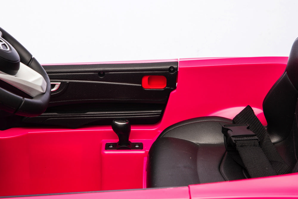 Mercedes Sl500, 12 Volt Elektrische Kinderauto Met Een Lithium Accu, Rubberen Banden, Leder Zitje En Meer! Kinderauto's Joy&Bloom