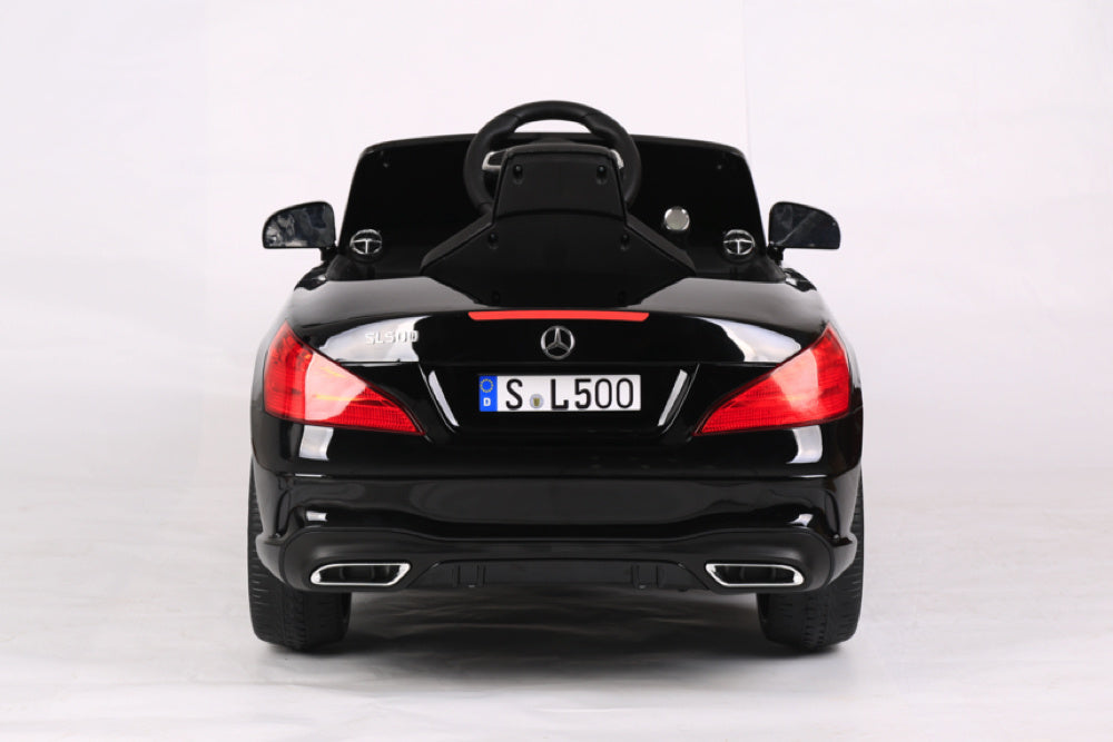 Mercedes Sl500, 12 Volt Elektrische Kinderauto Met Een Lithium Accu, Rubberen Banden, Leder Zitje En Meer! Kinderauto's Joy&Bloom