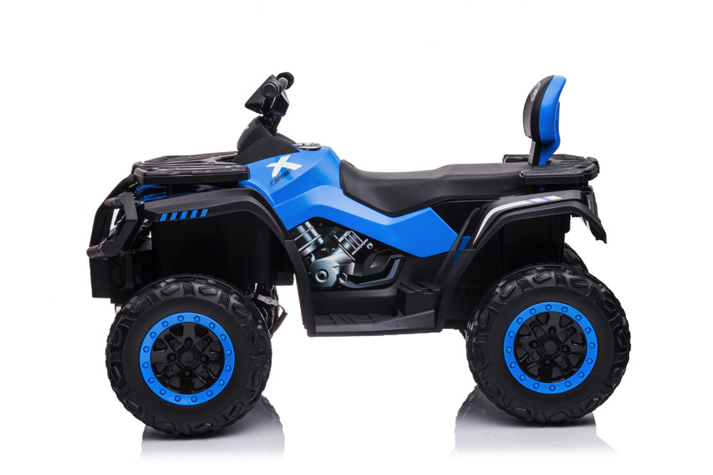 24 Volt Lithium Elektrische Quad, 4 Motoren, Rubberen Banden, Leder Zitting En Meer! Quad Joy&Bloom