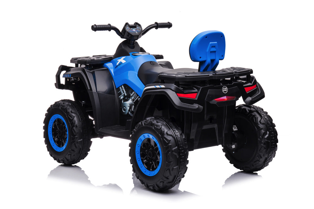 24 Volt Lithium Elektrische Quad, 4 Motoren, Rubberen Banden, Leder Zitting En Meer! Quad Joy&Bloom