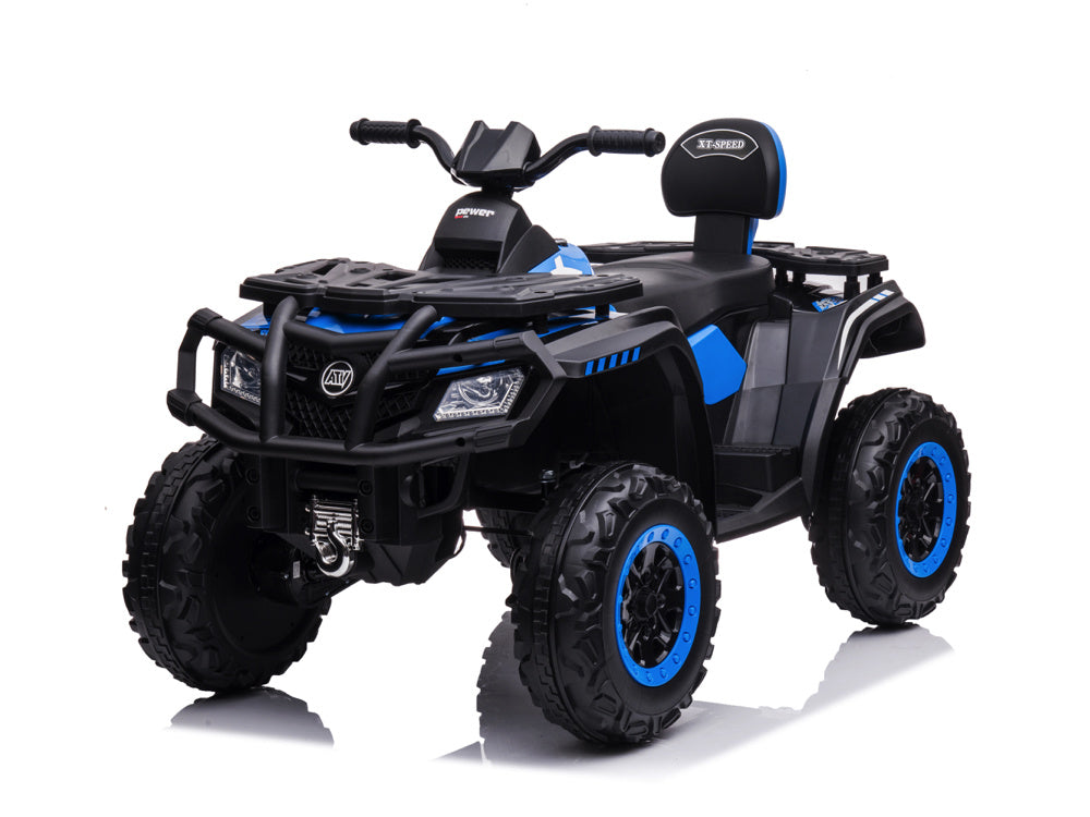 24 Volt Lithium Elektrische Quad, 4 Motoren, Rubberen Banden, Leder Zitting En Meer! Default Title Quad Joy&Bloom