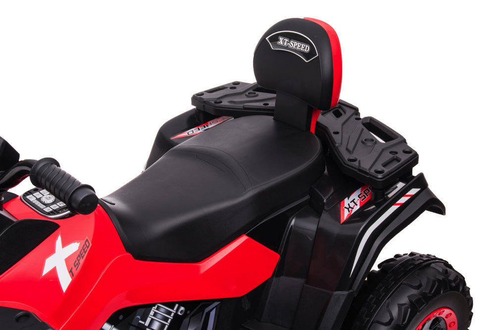 24 Volt Lithium Elektrische Quad, 4 Motoren, Rubberen Banden, Leder Zitting En Meer! Quad Joy&Bloom