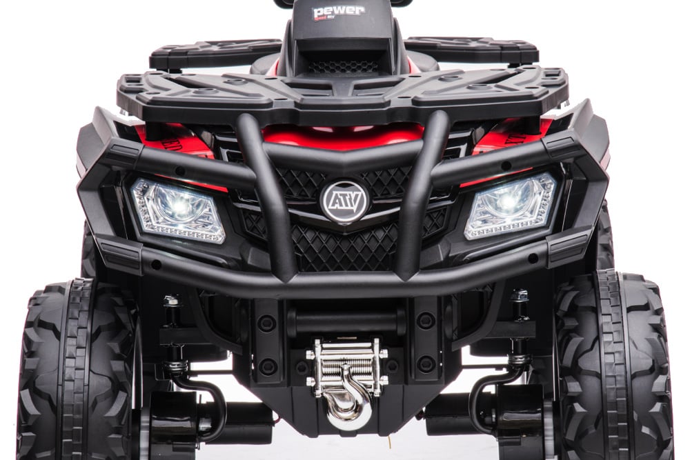 24 Volt Lithium Elektrische Quad, 4 Motoren, Rubberen Banden, Leder Zitting En Meer! Quad Joy&Bloom