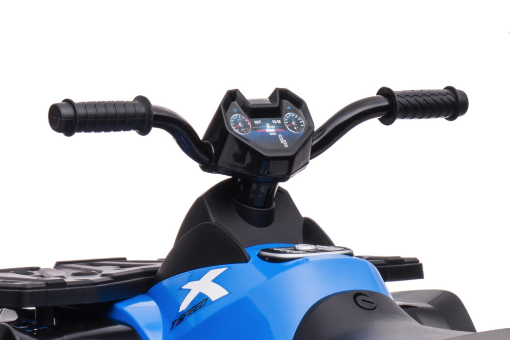24 Volt Lithium Elektrische Quad, 4 Motoren, Rubberen Banden, Leder Zitting En Meer! Quad Joy&Bloom