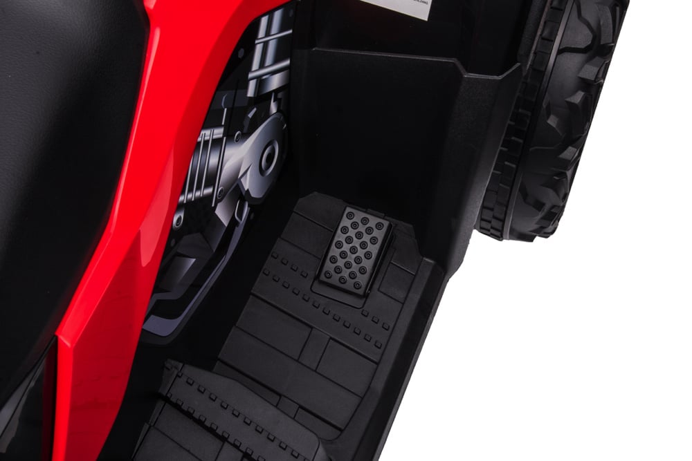 24 Volt Lithium Elektrische Quad, 4 Motoren, Rubberen Banden, Leder Zitting En Meer! Quad Joy&Bloom