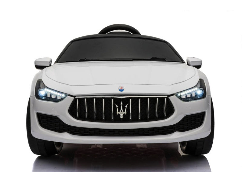 Maserati Ghibli, 12V Elektrische Kinderauto, Rubberen Banden, Leder Zitje. Kinderauto's Joy&Bloom