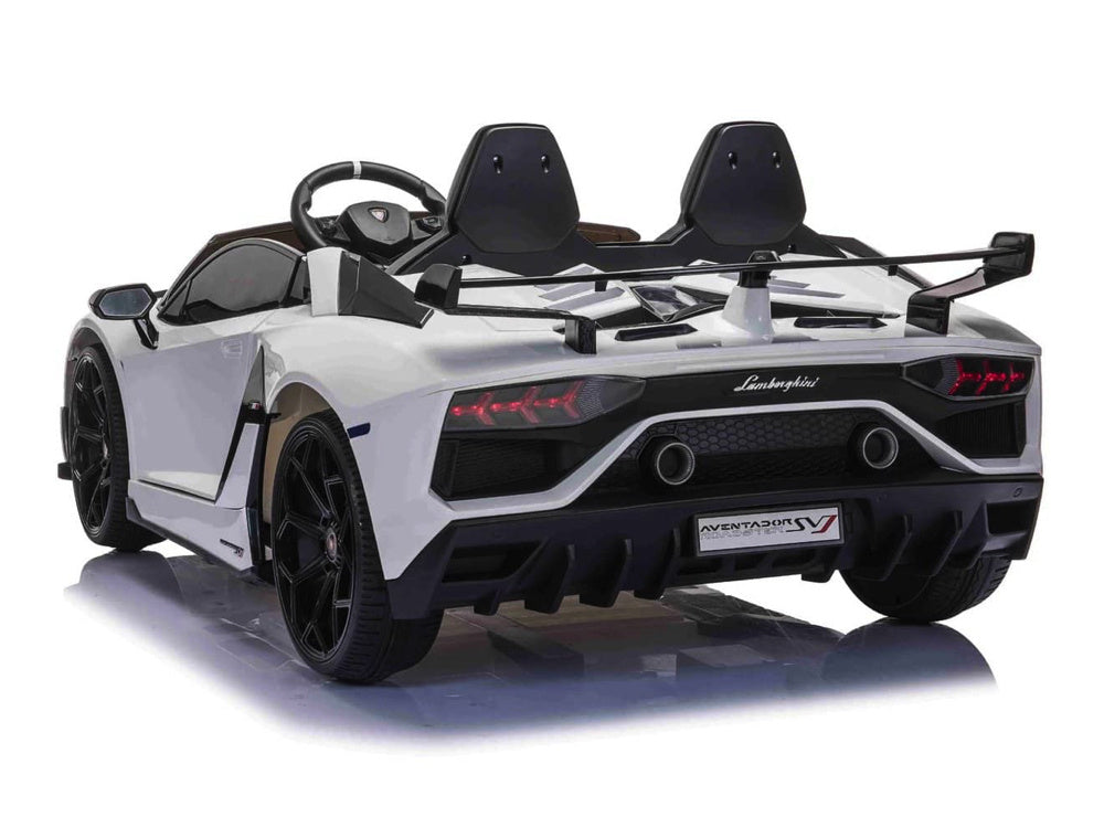Lamborghini Aventador, 2-Persoons 24 Volt Elektrische Kinderauto Met Rubberen Banden, Leder Zitje! Kinderauto's Joy&Bloom