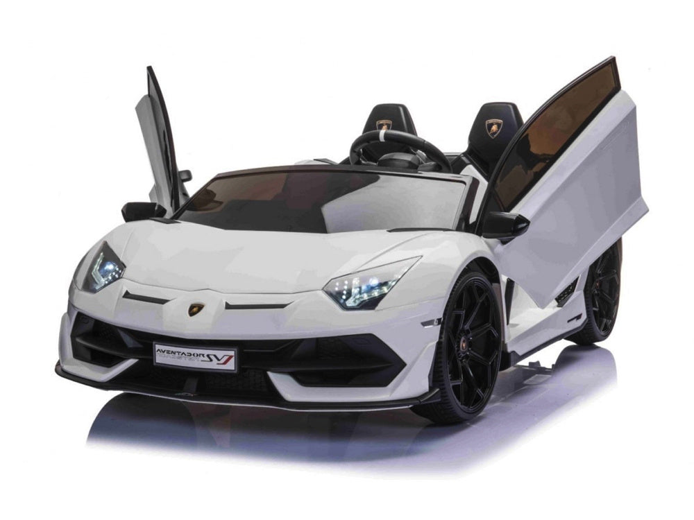 Lamborghini Aventador, 2-Persoons 24 Volt Elektrische Kinderauto Met Rubberen Banden, Leder Zitje! Kinderauto's Joy&Bloom