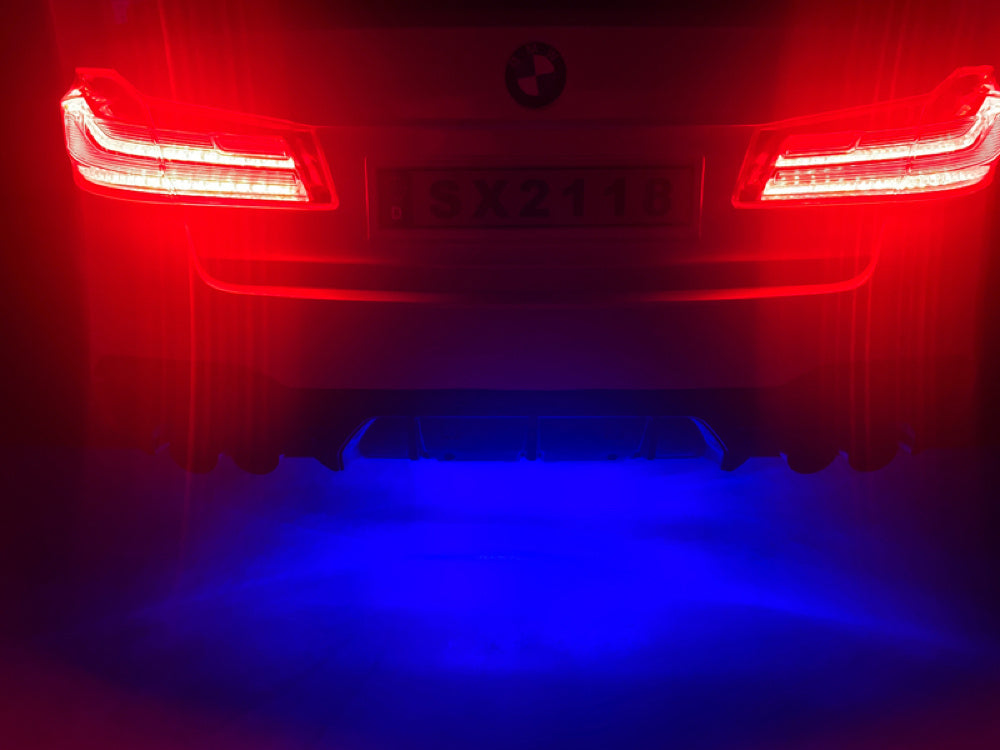 Bmw M5,Lithium, Leder Zitje, Rubberen Banden, Kinder Accu Auto! Kinderauto's Joy&Bloom
