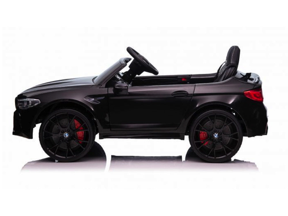 Bmw M5,Lithium, Leder Zitje, Rubberen Banden, Kinder Accu Auto! Kinderauto's Joy&Bloom