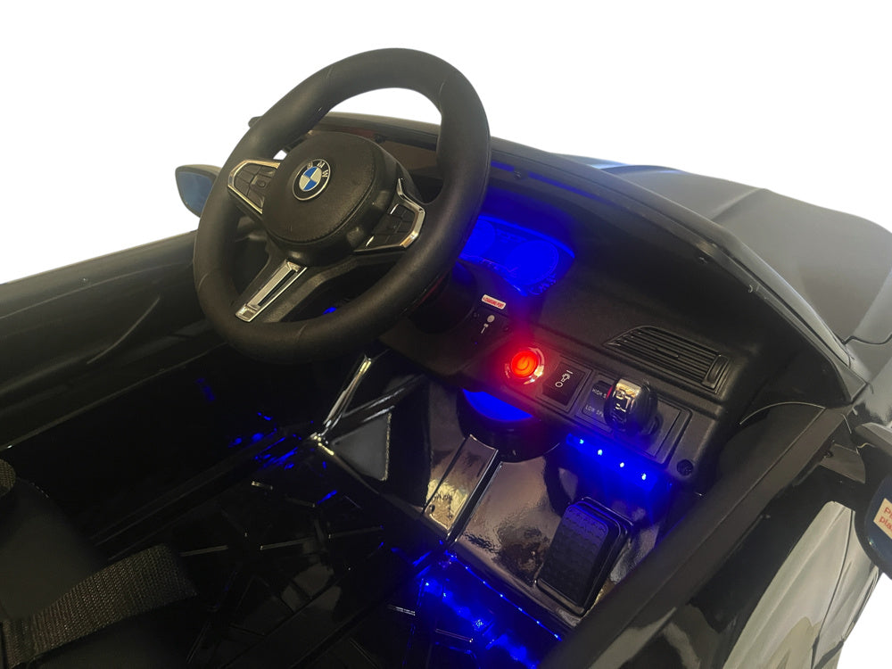 Bmw M5,Lithium, Leder Zitje, Rubberen Banden, Kinder Accu Auto! Kinderauto's Joy&Bloom