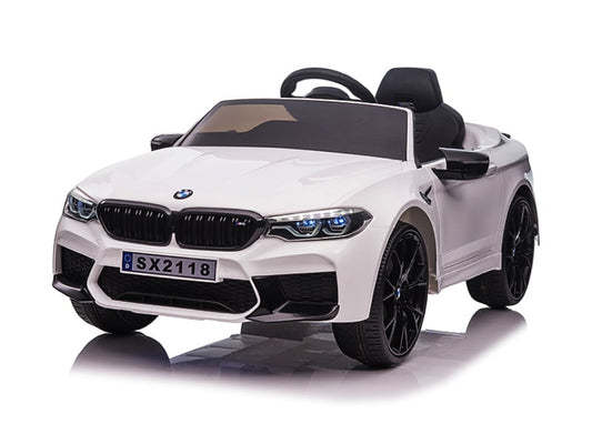 Bmw M5, Leder Zitje, Rubberen Banden, Kinder Accu Auto! Default Title Kinderauto's Joy&Bloom