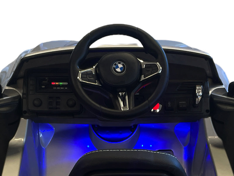 Bmw M5,Lithium, Leder Zitje, Rubberen Banden, Kinder Accu Auto! Kinderauto's Joy&Bloom