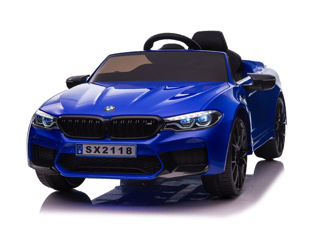 Bmw M5,Lithium, Leder Zitje, Rubberen Banden, Kinder Accu Auto! Default Title Kinderauto's Joy&Bloom