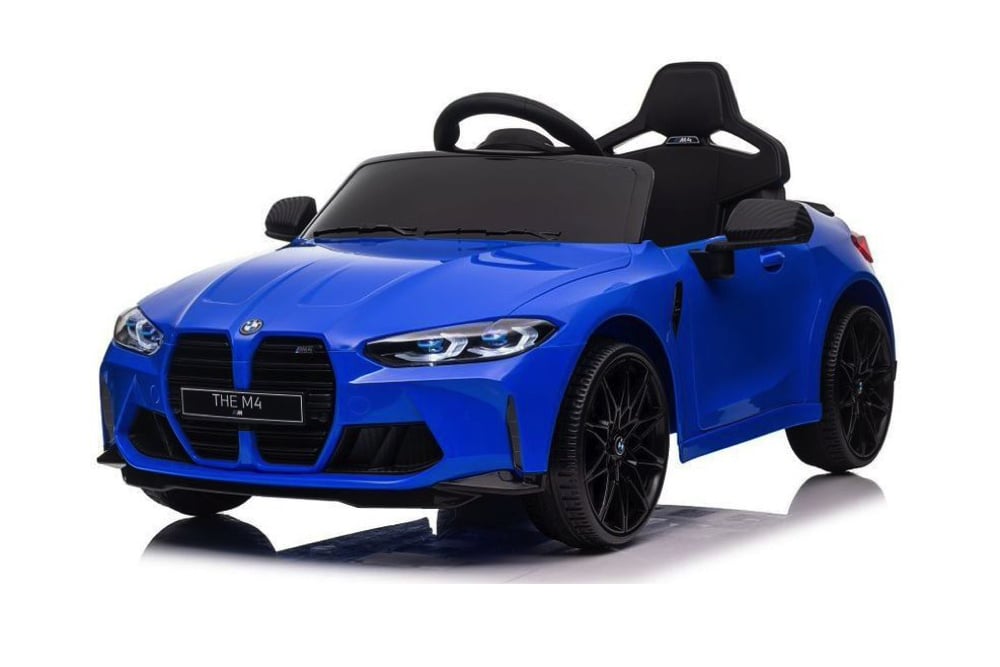 Bmw M4, 12 Volt Elektrische Kinderauto, Leder Zitje, Rubberen Banden, Kinder Accu Auto! Default Title Kinderauto's Joy&Bloom